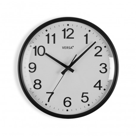 RELOJ PARED GIA NEGRO 31CM