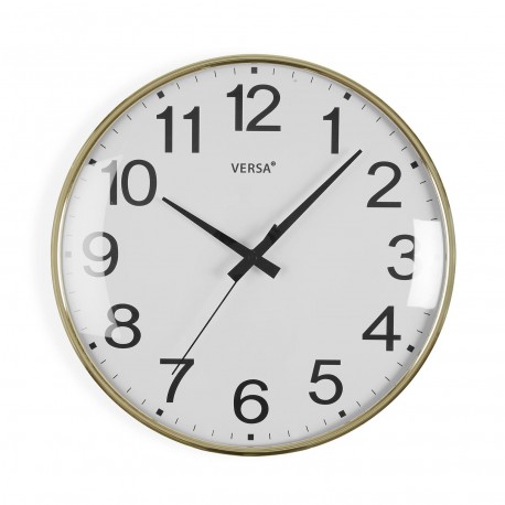 RELOJ PARED GIA DORADO 35CM