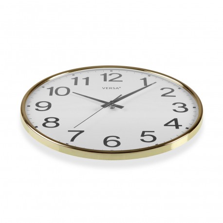 RELOJ PARED GIA DORADO 35CM