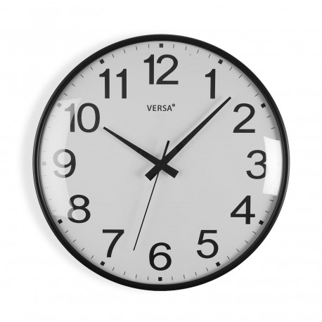 RELOJ PARED GIA NEGRO 35CM