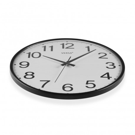 RELOJ PARED GIA NEGRO 35CM