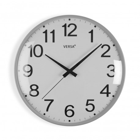 RELOJ PARED GIA GRIS 35CM