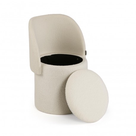 ASIENTO CON ALMACENAMIENTO BEIGE