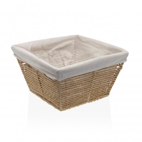CESTA CUADRADA BEIGE