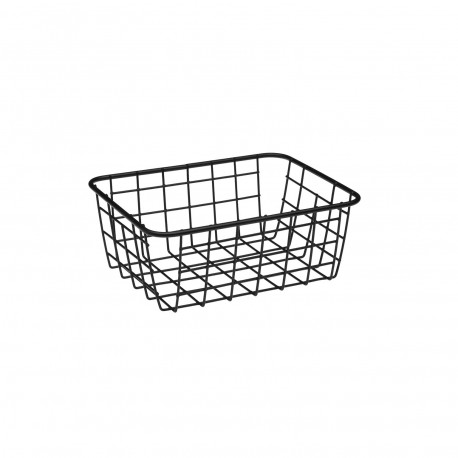 CESTA RECTANGULAR NEGRO PEQUEÑO