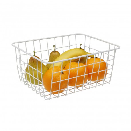 CESTA RECTANGULAR BLANCO GRANDE