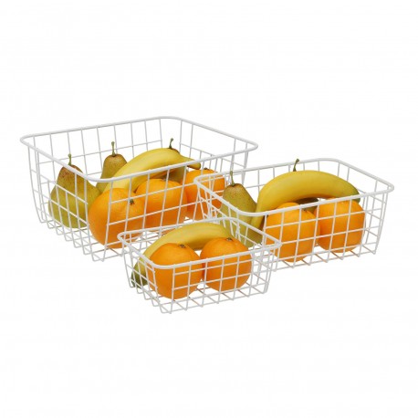 CESTA RECTANGULAR BLANCO GRANDE