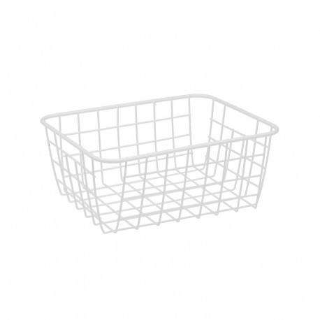 CESTA RECTANGULAR BLANCO MEDIANO