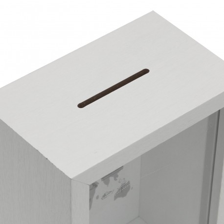 HUCHA PARA VIAJES BLANCA
