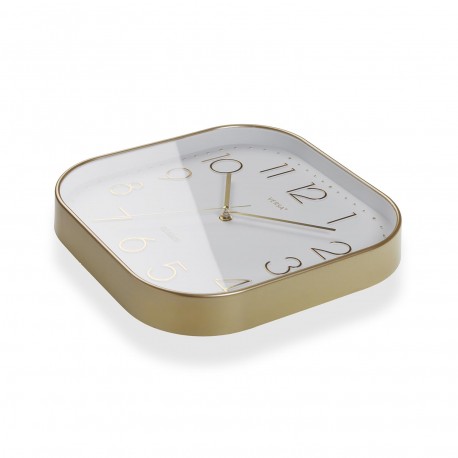 RELOJ COCINA SQUARE DORADO