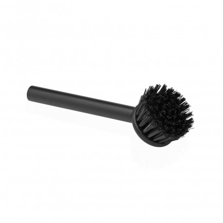 DISPENSADOR ESTROPAJERO NEGRO CON CEPILLO