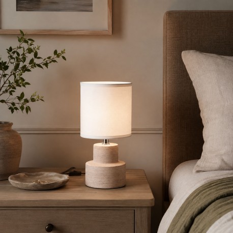 LÁMPARA MESA HORIZON BEIGE