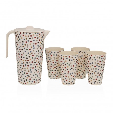 SET 4 VASOS Y JARRA VERA
