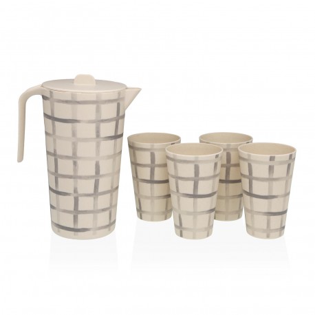 SET 4 VASOS Y JARRA MILO