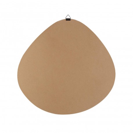 ESPEJO DE PARED MARRÓN CLARO