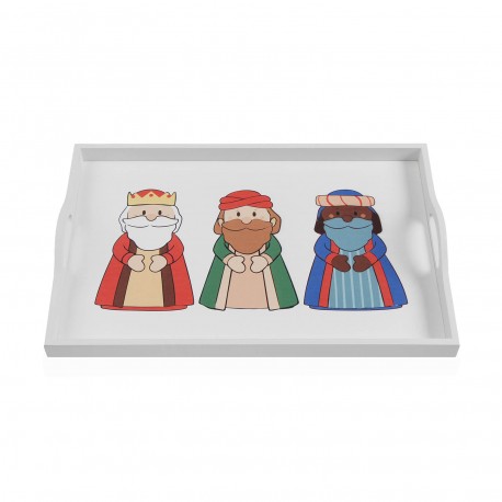 BANDEJA MADERA 45X30X5 REYES MAGOS