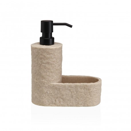 DISPENSADOR CON ESTROPAJERO BEIGE LUNA