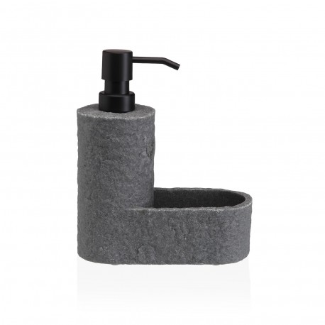 DISPENSADOR CON ESTROPAJERO GRIS LUNA