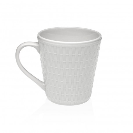 MUG RELIEVE BLANCO  MIMBRE