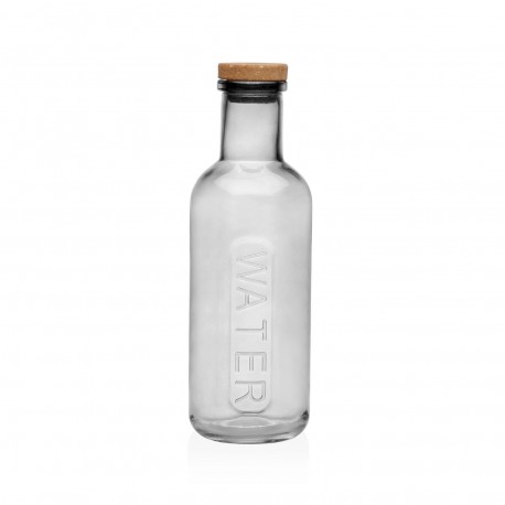 BOTELLA CRISTAL CON TAPA DE CORCHO