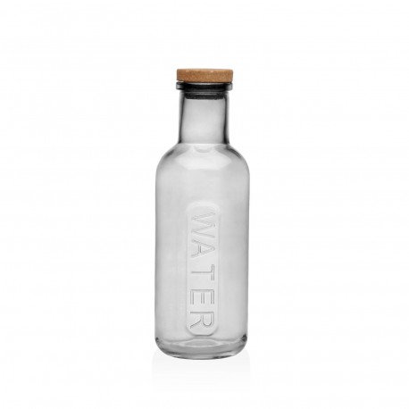 BOTELLA CRISTAL CON CORCHO