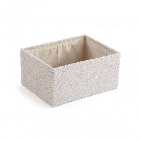 SET DE 2 CESTAS RECTANGULARES BEIGE