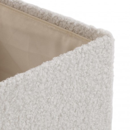 SET DE 2 CESTAS RECTANGULARES BEIGE