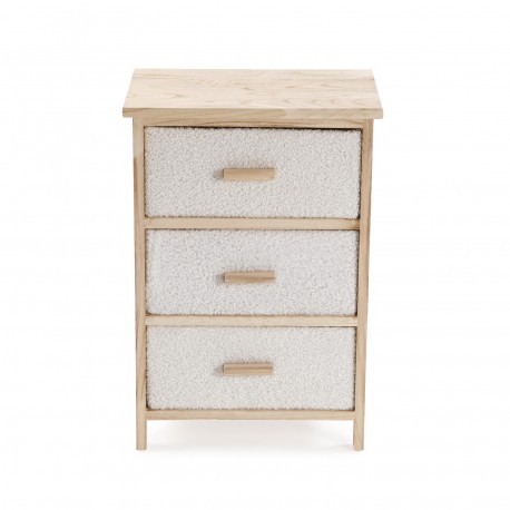 CAJONERA 3 CAJONES BEIGE