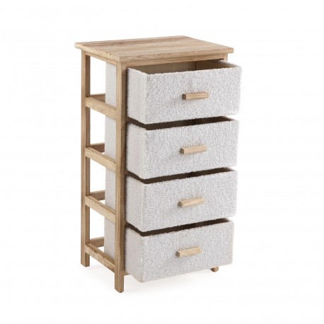 CAJONERA 4 CAJONES BEIGE