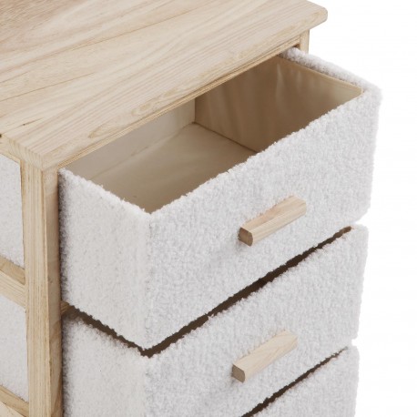 CAJONERA 4 CAJONES BEIGE