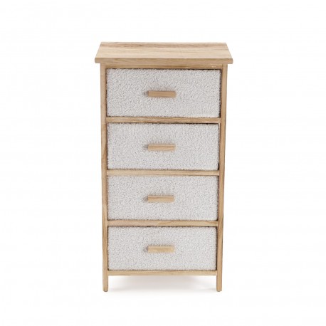 CAJONERA 4 CAJONES BEIGE