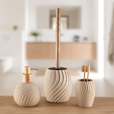 ESCOBILLERO SPIRALE BEIGE