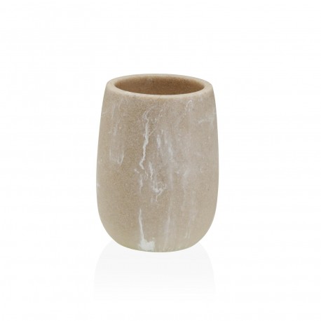 VASO PORTACEPILLOS PEBBLA BEIGE