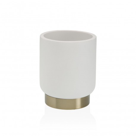 VASO PORTACEPILLOS LUMIERE BLANCO