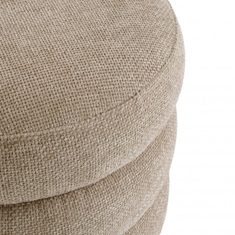 PUFF CON ALMACENAJE BEIGE SIRO