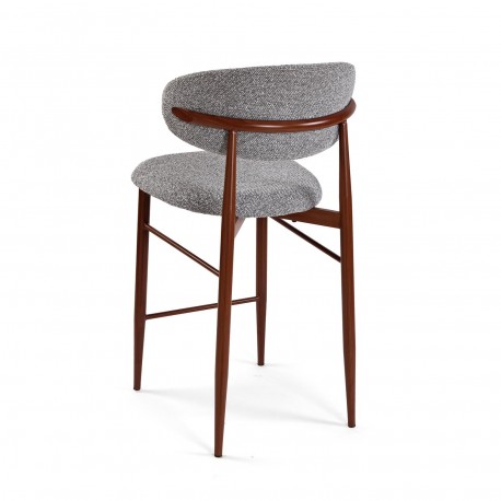 TABURETE ALTO ZOE GRIS