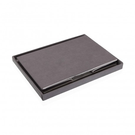 CESTA RECTANGULAR CON TAPA PLEGABLE GRIS CLARO
