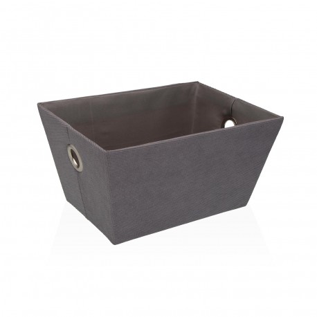 CESTA RECTANGULAR  GRIS CLARO