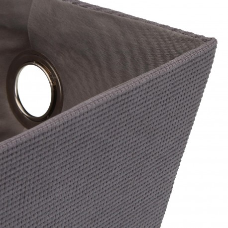 CESTA RECTANGULAR  GRIS CLARO