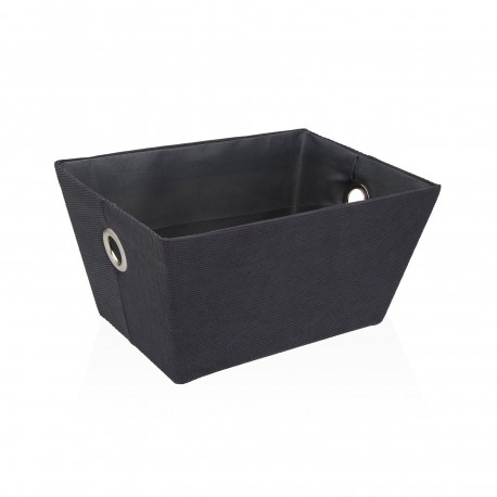 CESTA RECTANGULAR  GRIS OSCURO