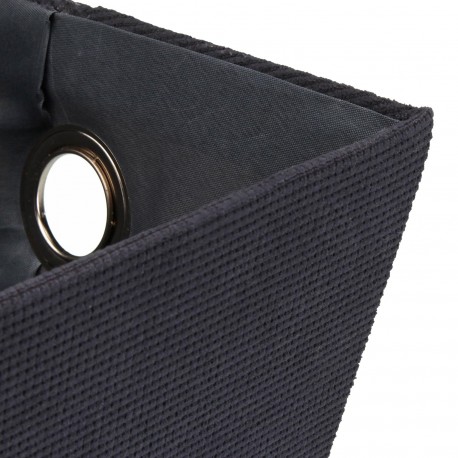CESTA RECTANGULAR  GRIS OSCURO