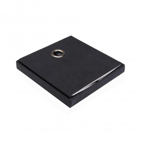 CESTA CUADRADA CON TAPA PLEGABLE GRIS OSCURO