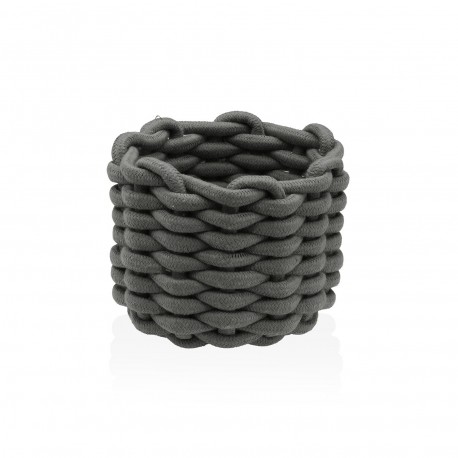 CESTA REDONDA  GRIS OSCURO
