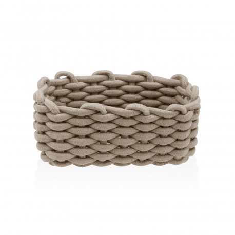 CESTA RECTANGULAR CREMA