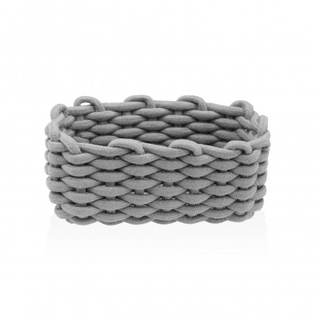CESTA RECTANGULAR GRIS CLARO