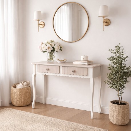 CONSOLA 2 CAJONES AMELIE 108 CM