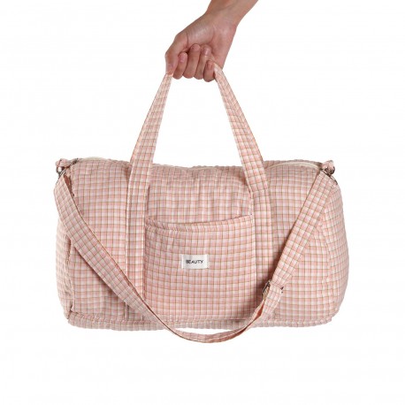 BOLSO DE TELA BLUSH ROSE