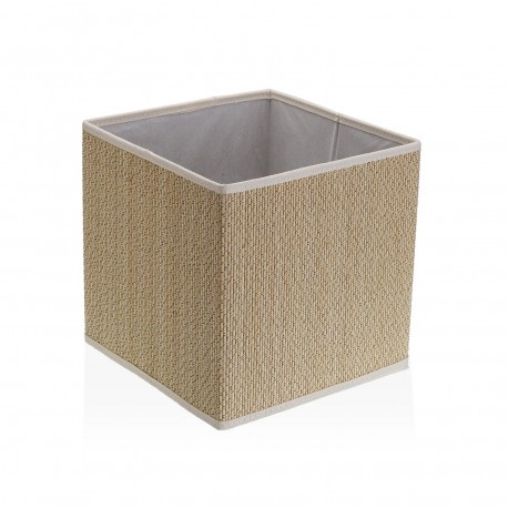 CESTA CUADRADA PLEGABLE BLANCA