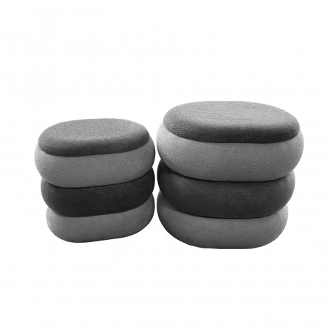 SET 2 PUFFS GRIS