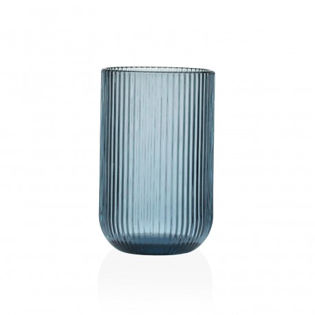 VASO RAYAS AZUL 400ML
